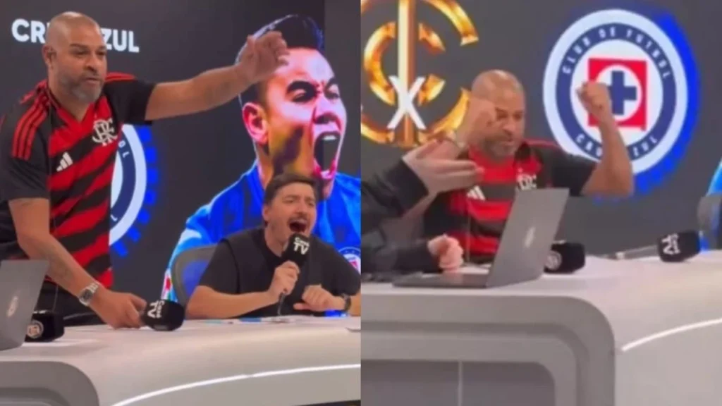 Adriano Imperador explode em reações hilárias com gols do Flamengo no Mundial hoje