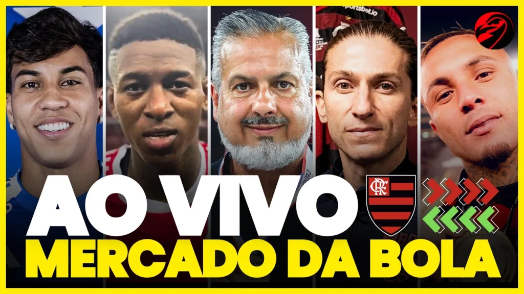 Flamengo agora: contratações e saídas ao vivo no mercado da bola hoje