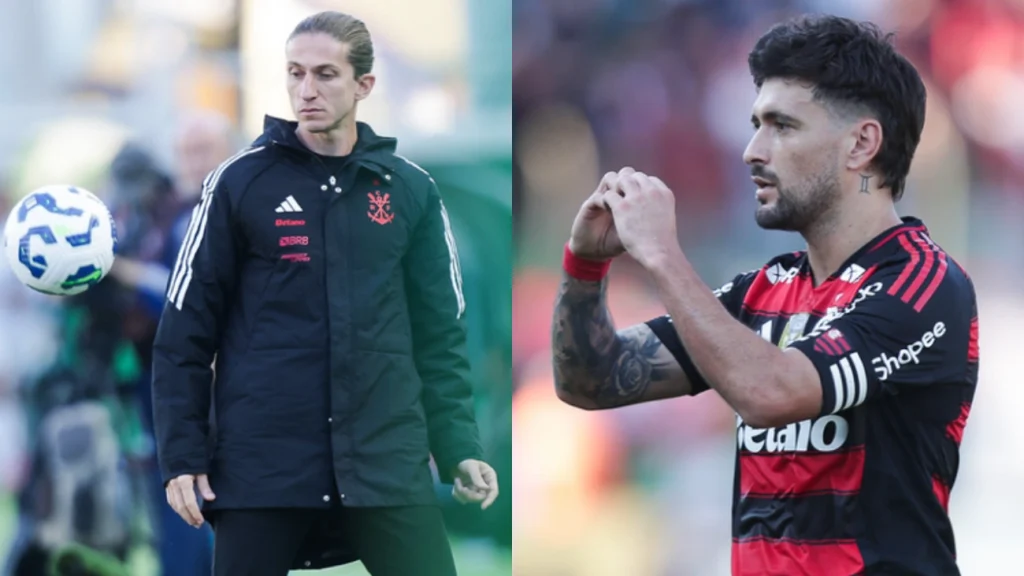 Arrascaeta manda recado carinhoso a Filipe Luís agora nas férias do Flamengo
