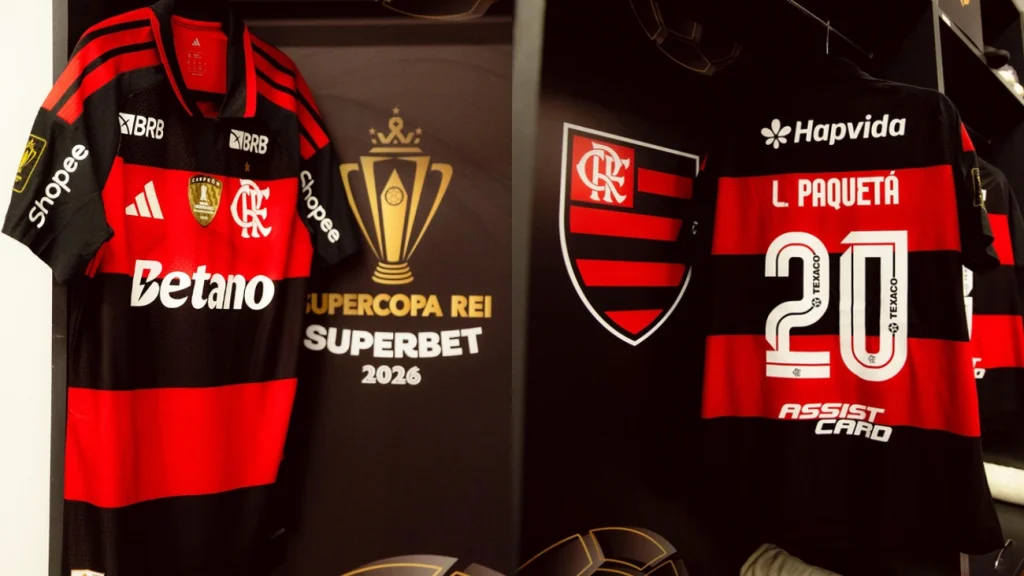 Flamengo ganha R$ 6,5 milhões com vice da Supercopa do Brasil hoje